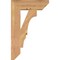 Ekena Millwork Balboa Slat Smooth Bracket, Western Red Cedar, 3 1/2"W x 14"D x 22"H BKT04X14X22BOA06SWR - alternate 3